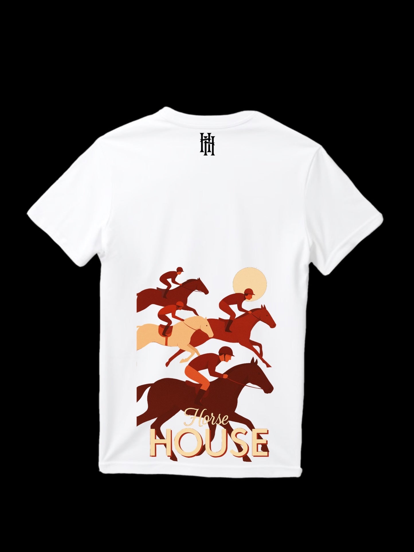 Polera Horse House Niño Blanca